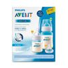 KIT 2 MAMADEIRAS CLASSICA ANTICOLICA 125\/260ml TRANSP.+ 1 BICO Nº 4 - PHILIPS AVENT