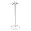 KIT DE UTENSILIOS DE COZINHA INOX 7 PÇS + SUPORTE GIRATORIO