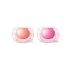 KIT 2 CHUPETAS AVENT ULTRA SOFT 0% BPA  + ESTOJO - 6-18 MESES - ROSA - PHILIPS AVENT