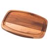 TÁBUA RETANGULAR TRAMONITNA ORGANIC EM TECA 35 CM