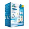 KIT 2 MAMADEIRAS CLASSICA ANTICOLICA 125\/260ml TRANSP.+ 1 BICO Nº 4 - PHILIPS AVENT