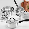 COZI-VAPORE TRAMONTINA DUO SILICONE EM AÇO INOX COM ALÇAS EM SILICONE 16CM 1,6L