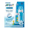 KIT 2 MAMADEIRAS CLÁSSICA ANTICÓLICA 260\/330ml GIRAFA+1 BICO Nº4-PHILIPS AVENT