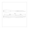 PEGADOR MULTIUSO MOLDE CINZA - UTENSILIO DE SILICONE E CABO DE ACO INOX E SILICONE