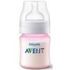 MAMADEIRA AVENT CLÁSSICA ANTI-CÓLICA 125ml - 0% BPA - ROSA - PHILIPS AVENT