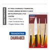JOGO FACA CHURRASCO TRAMONTINA KIT CONJUNTO COZINHA 3 PÇS