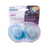 KIT 2 CHUPETAS AVENT ULTRA AIR NIGHT 0% BPA + ESTOJO - 6-18 MESES - MENINO - PHILIPS AVENT