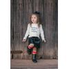 Conjunto Infantil Feminino Inverno GAN-K Saia + Blusa