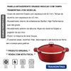 PANELA ANTIADERENTE GRANDE INDUCAO COM TAMPA TRAMONTINA LYON 30CM 6,8L