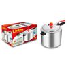 PANELA DE PRESSÃO 10 LITROS GRANDE ALUMINIO POLIDA - EIRILAR