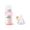 MAMADEIRA AVENT 330ml MENINA ROSA CLASSICA  + 1 BICO N 4 KIT