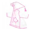 CAPA CHUVA TRANSP. INFANTIL RAIN STYLE ROSA TAMANHO M