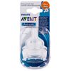 BICO MAMADEIRA AVENT CLASSIC ANTI-COLIC Nº 4 - 6m + - 2 UNID. EM SILICONE 0% BPA - PHILIPS AVENT