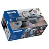 JOGO DE PANELAS TRAMONTINA SPEZIA INDUCTION EM ALUMINIO COM REVESTIMENTO INTERNO E EXTERNO ANTIADERENTE STARFLON EXCELLE