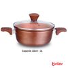PANELA FOGAO INDUÇÃO CONJUNTO JOGO CERAMICA ANTIADERENTE 4PÇ