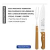 JOGO FACA CHURRASCO TRAMONTINA KIT CONJUNTO COZINHA 2 PÇS