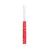 GARFO PARA PETISCO INOX VERMELHO