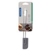 ESPÁTULA MOLDE CINZA - UTENSILIO DE SILICONE E CABO DE AÇO INOX