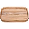GAMELA PARA CHURRASCO TRAMONTINA RETANGULAR EM MADEIRA MISTA COM ACABAMENTO NATURAL 40X25 CM