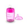 COPO TRANSIÇÃO EASY SIP C/ BICO SILICONE 260ml - 0% BPA - 9m+ - MENINA - PHILIPS AVENT
