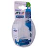 BICO MAMADEIRA AVENT CLASSICA ANTI-COLIC Nº 2 - 1m+ 2 UNID.EM SILICONE 0% BPA-PHILIPS AVENT