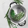 COZI-VAPORE TRAMONTINA DUO SILICONE EM AÇO INOX COM ALÇAS EM SILICONE 16CM 1,6L