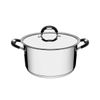 CAÇAROLA FUNDA AÇO INOX DUO SILICONE