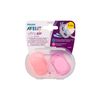 KIT 2 CHUPETAS AVENT ULTRA AIR 0% BPA + ESTOJO - 0-6 MESES - ROSA - PHILIPS AVENT