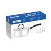 PANELA AÇO INOX C/CABO DUO SILICONE