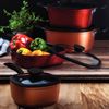 FRIGIDEIRA FUNDA TRAMONTINA REFINATTA EM ALUMÍNIO COM REVESTIMENTO INTERNO EM ANTIADERENTE STARFLON PREMIUM E EXTERNO SI