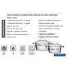 PANELA FOGÃO INDUÇÃO TRAMONTINA INOX JOGO FUNDO TRIPLO 2 PÇS