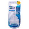 BICO MAMADEIRA AVENT CLASSICA ANTI-COLIC Nº 1 - 0m+ 2 UNID.EM SILICONE 0% BPA-PHILIPS AVENT
