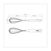 BATEDOR MANUAL VERANO ONIX - UTENSILIO DE ACO INOX E POLIPROPILENO