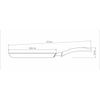 PANQUEQUEIRA TAPIOQUEIRA ANTIADERENTE 22CM CHUMBO TRAMONTINA