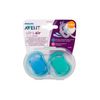 KIT 2 CHUPETAS AVENT ULTRA AIR 0% BPA + ESTOJO - 0-6 MESES - AZUL - PHILIPS AVENT