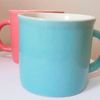 MINI CANECA CERÂMICA COLOR AZUL120ML