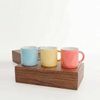 MINI CANECA CERÂMICA COLOR AZUL120ML
