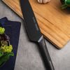 FACA CHEF 8 NYGMA PRETO - LAMINA AÇO INOX PINTADO E CABO POLIPROPILENO