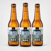 Cerveja Campinas Pilsen Zero Álcool LN 355ml - Pack 3 Unidades