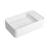 Cuba Retangular de Apoio 50cm com Deck Branco