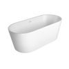 BANHEIRA DE PISO OVAL 170CM BRANCO FOSCO 