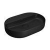 Cuba Oval de Apoio 60cm com Deck Ébano Fosco