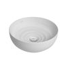 Cuba Redonda de Apoio 40cm Branco Gota