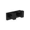 Cabide Duplo Quadratta Black Matte