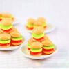BALA DE GOMA EM FORMATO DE HAMBURGUER 80G