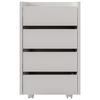 Gaveteiro Volante com 4 Gavetas 40x45cm - Linha Beta (Branco)