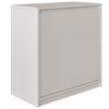 Armário Baixo 2 Portas 75x40cm - Linha Beta (Branco - Madeiro)