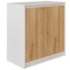Armário Baixo 2 Portas 75x40cm - Linha Beta (Branco - Branco)