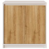 Armário Baixo 2 Portas 75x40cm - Linha Beta (Branco - Branco)