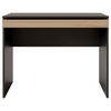 Mesa de Escritório com Gaveta 110x50cm - Linha Beta (Preta - Madeiro)